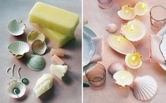 Ideias para velas - tema mar