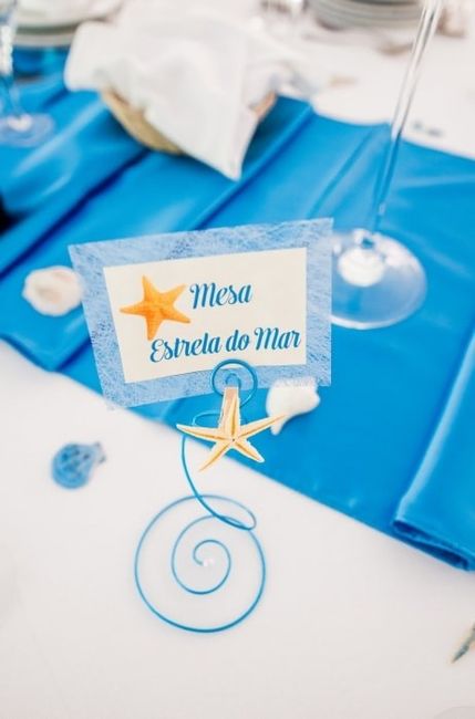 Marcadores de mesa