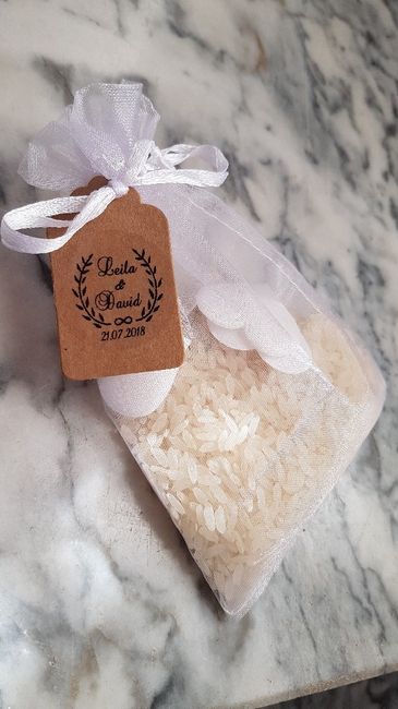 Saquinhos de arroz tamanhos - 1