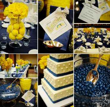 Azul Marinho + Amarelo