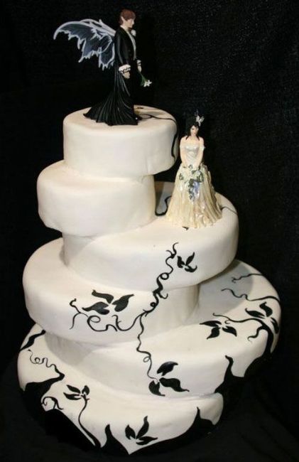 Terror de casamentos com estes bolos :/ 4