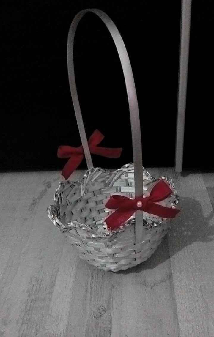 Cesta para as pétalas 