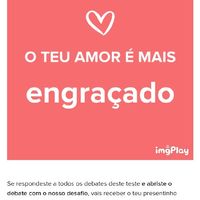 O teu amor é mais.... DESAFIO! - 1