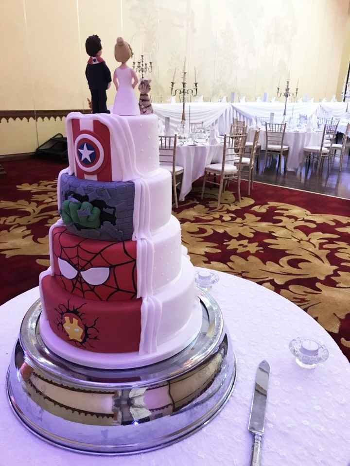 A ideia do nosso bolo de casamento
