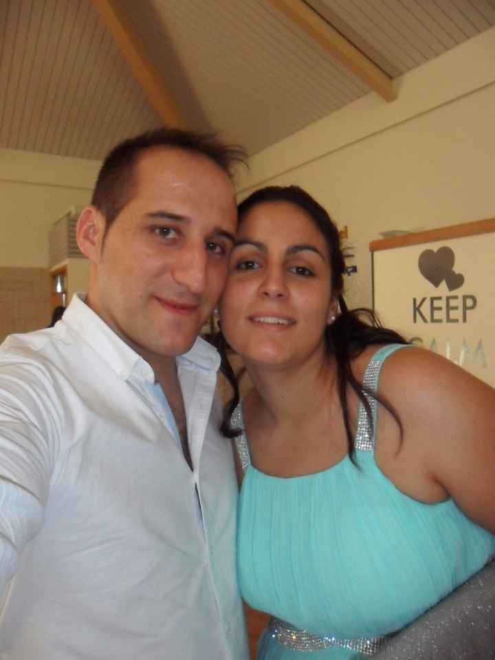 Foi o ano passado no casamento de uns amigos.