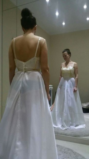 Primeira prova do vestido de noiva - 1