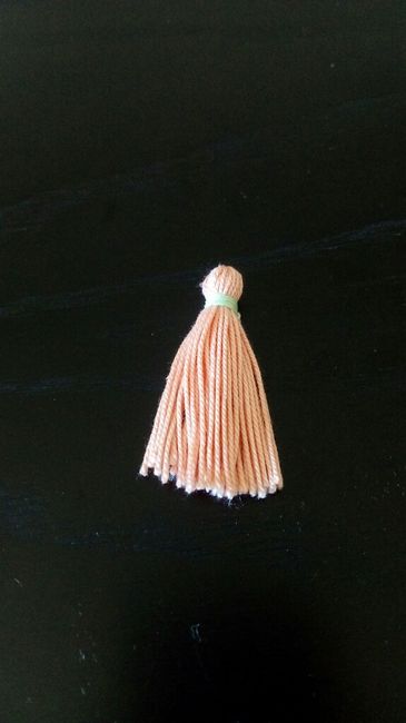 Pompons de fio de algodão (não sei como se chama) - 1