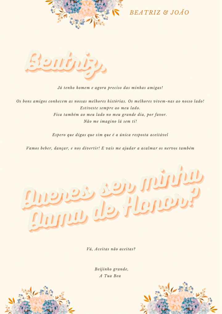 Damas de Honor - 1