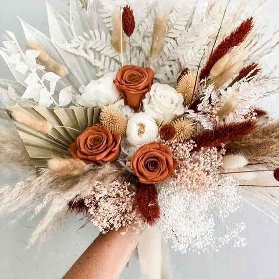 🧡🌈 - Bouquet flores secas laranja - 2