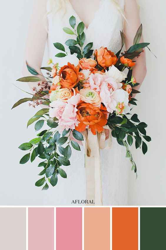 🧡🌈 - Bouquet flores secas laranja - 4