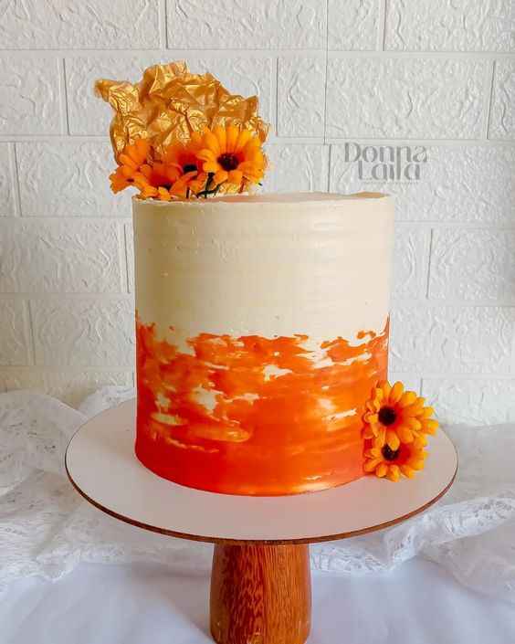 🧡🌈 - Bolos laranja - 1