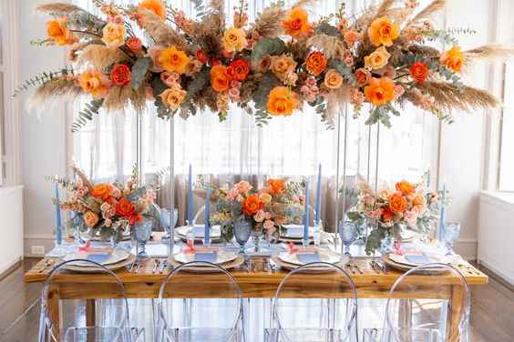 🧡🌈 - Decoração laranja - 2