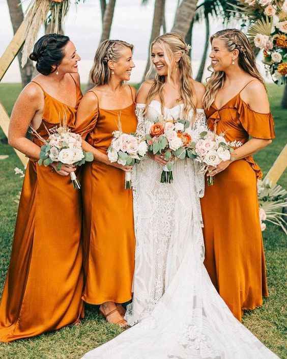 🧡🌈 - Damas de Honor laranja - 6