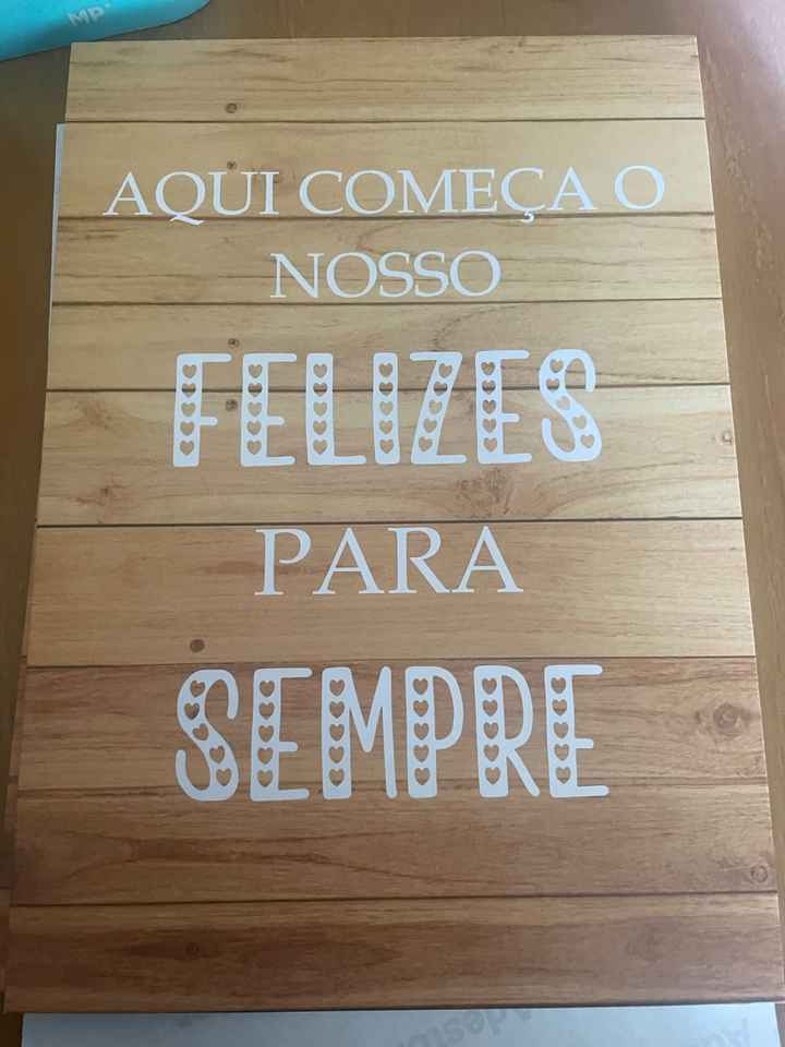 Placa de boas vindas - igreja - 1