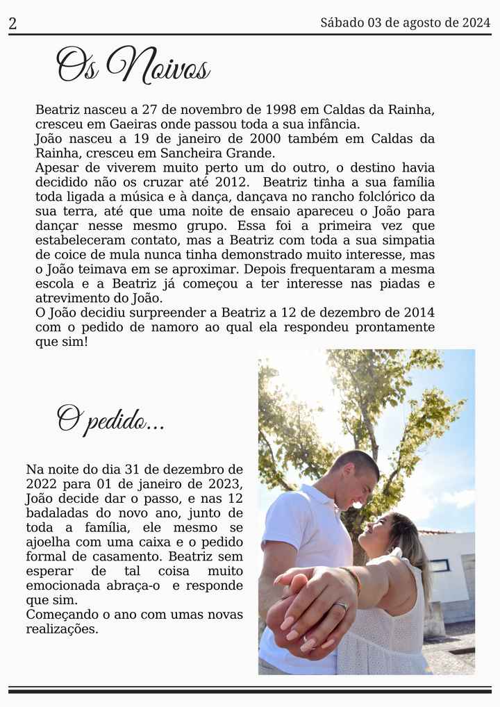 Jornal do Casamento - 2