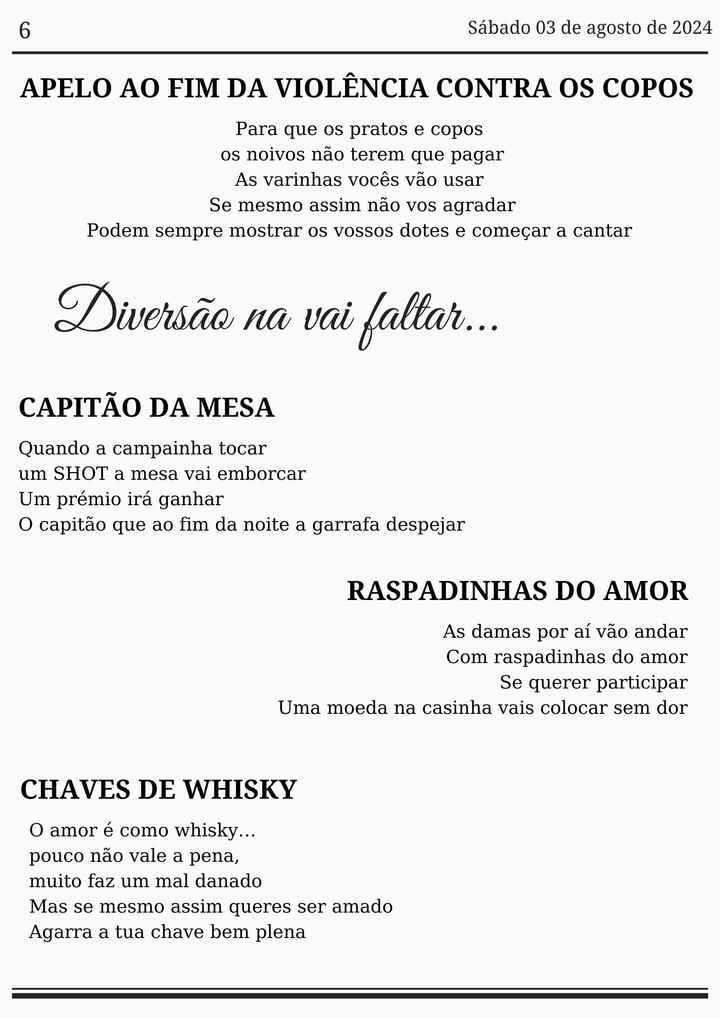 Jornal do Casamento - 6