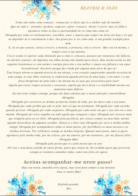 Carta/convite para o Dia da Mãe 👩‍👧 1