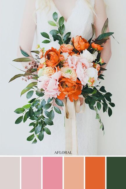 🧡🌈 - Bouquet flores secas laranja 5