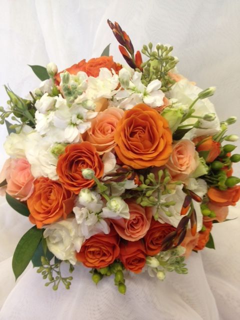 🧡🌈 - Bouquet flores naturais laranja 1