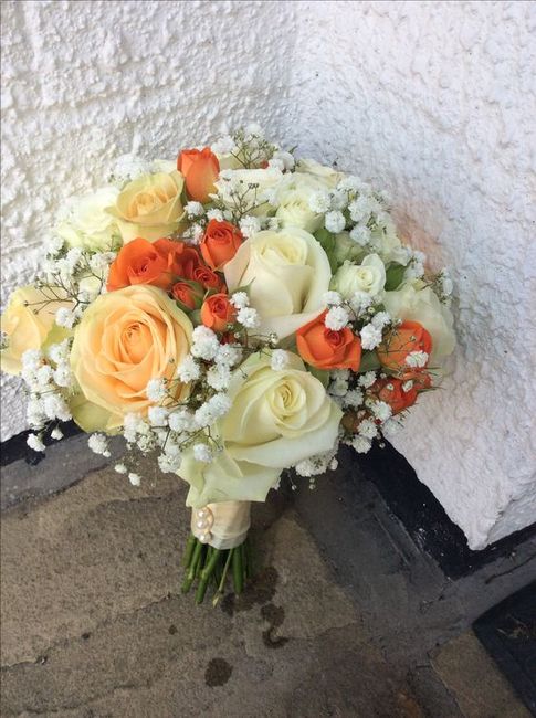 🧡🌈 - Bouquet flores naturais laranja 2