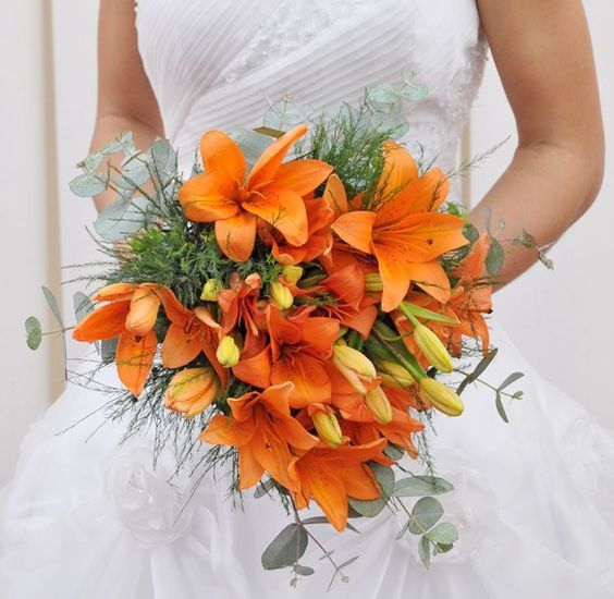 🧡🌈 - Bouquet flores naturais laranja 5