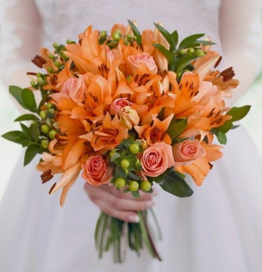 🧡🌈 - Bouquet flores naturais laranja 8