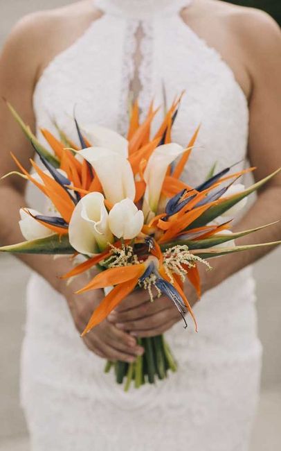 🧡🌈 - Bouquet flores naturais laranja 9