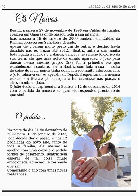 Jornal do Casamento 2