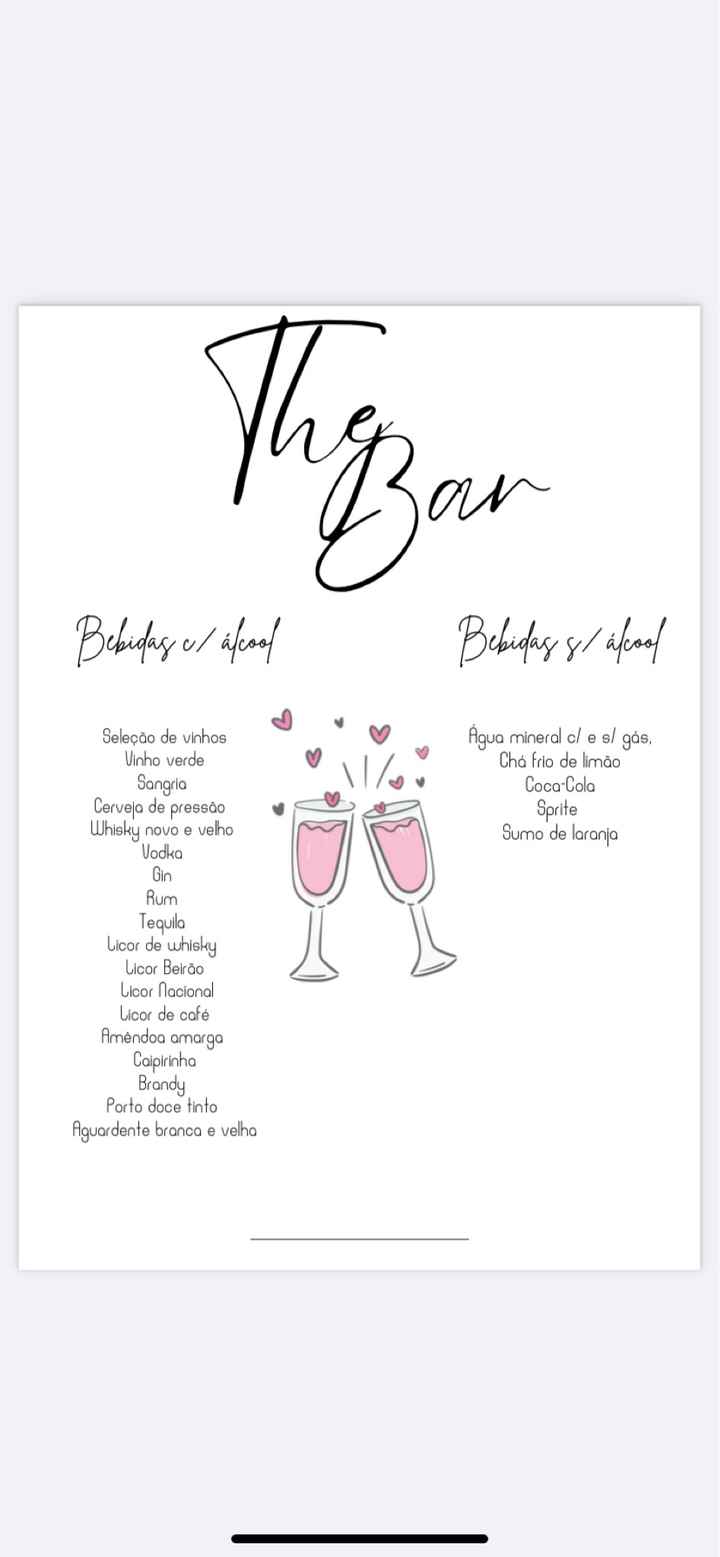 Menu Bar 🥂🍹 - 1