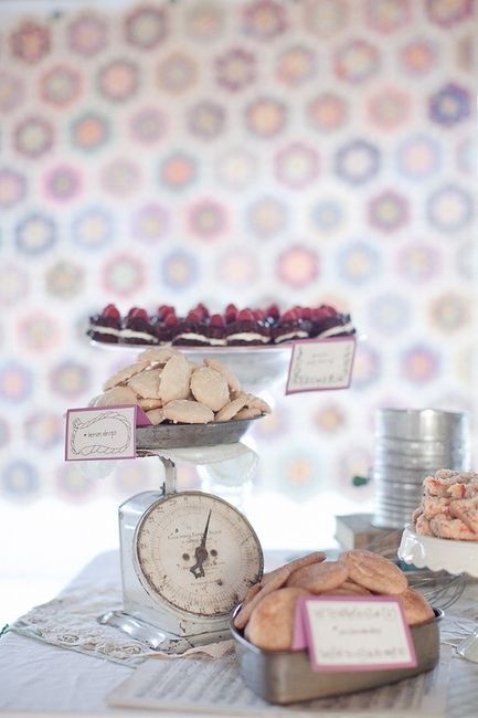 Inspirações vintage e pastelaria