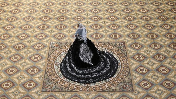 Vestido com inspiração no traje de noiva de Viana
