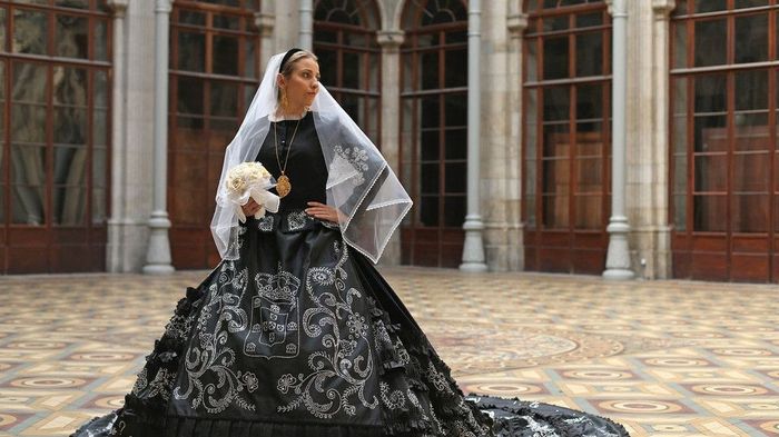 Vestido com inspiração no traje de noiva de Viana