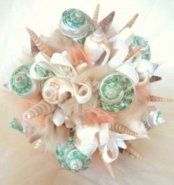 Inspirações com conchas e estrelas do mar