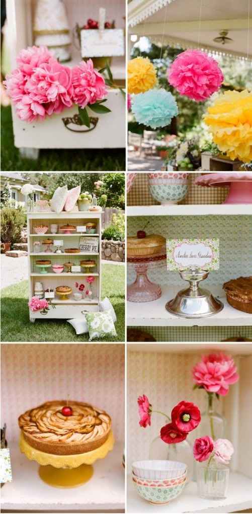 Inspirações vintage e pastelaria