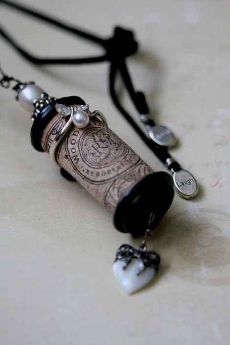 inspirações com rolhas e cortiça
