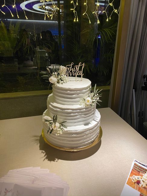 O noivo é que sabe... o bolo de casamento 🍰 2