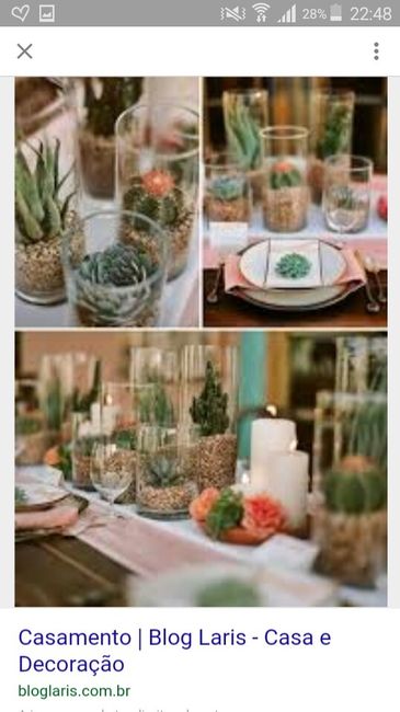 Decoração  em vasos - 8