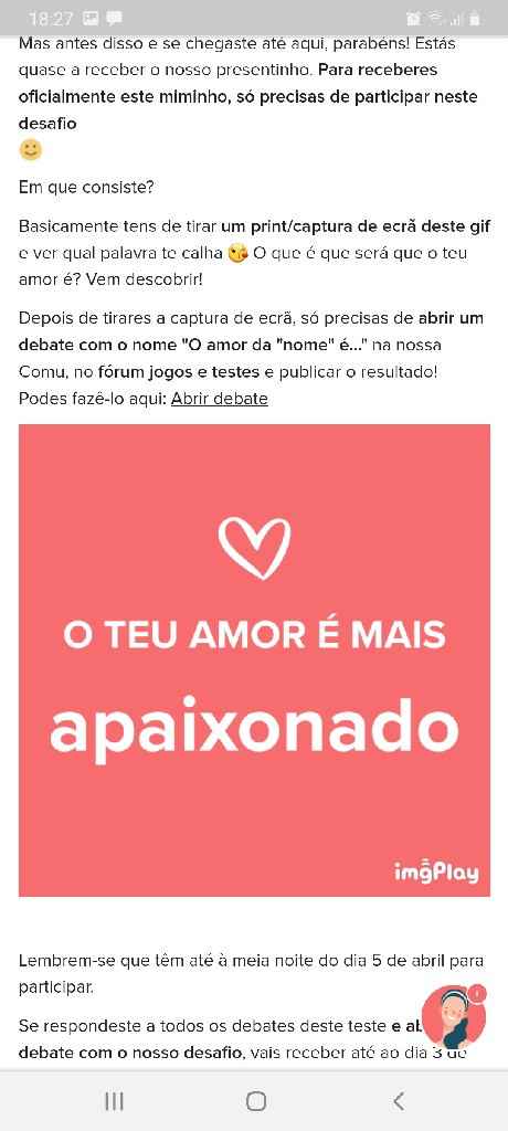"O amor da Angela é..." - 1