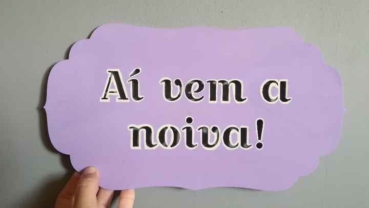 Detalhes do Grande dia: Placa entrada cerimónia ✔️ - 2