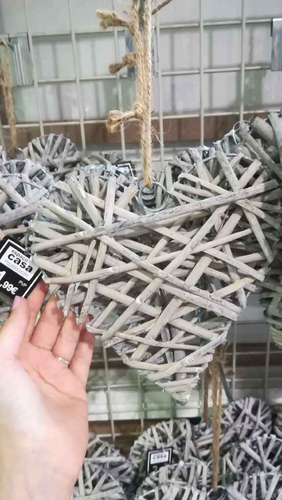 Coração para decoração/porta-alianças - 1