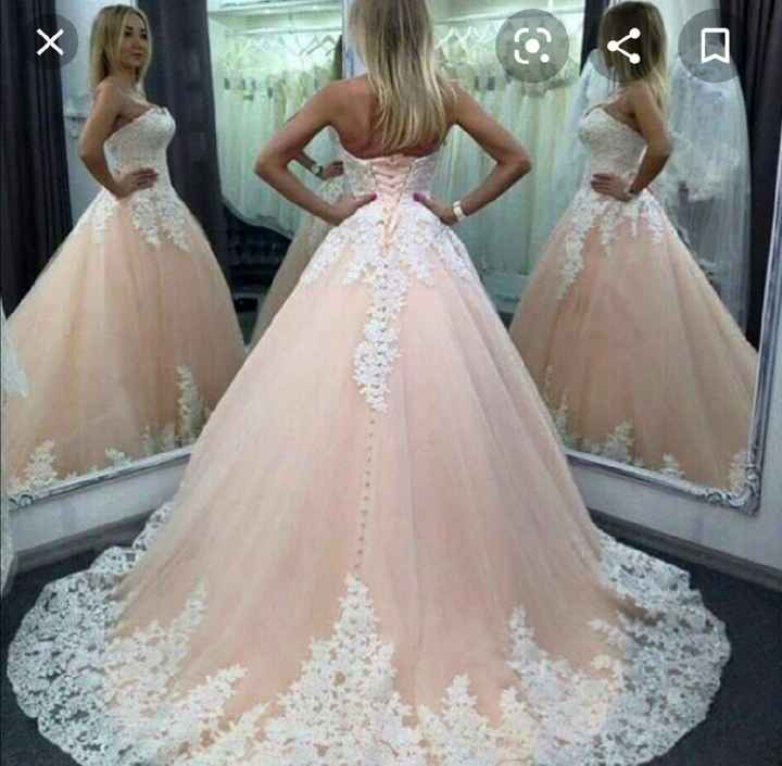 Outubro cor de Rosa - vestido de noiva rosa 😍 - 4
