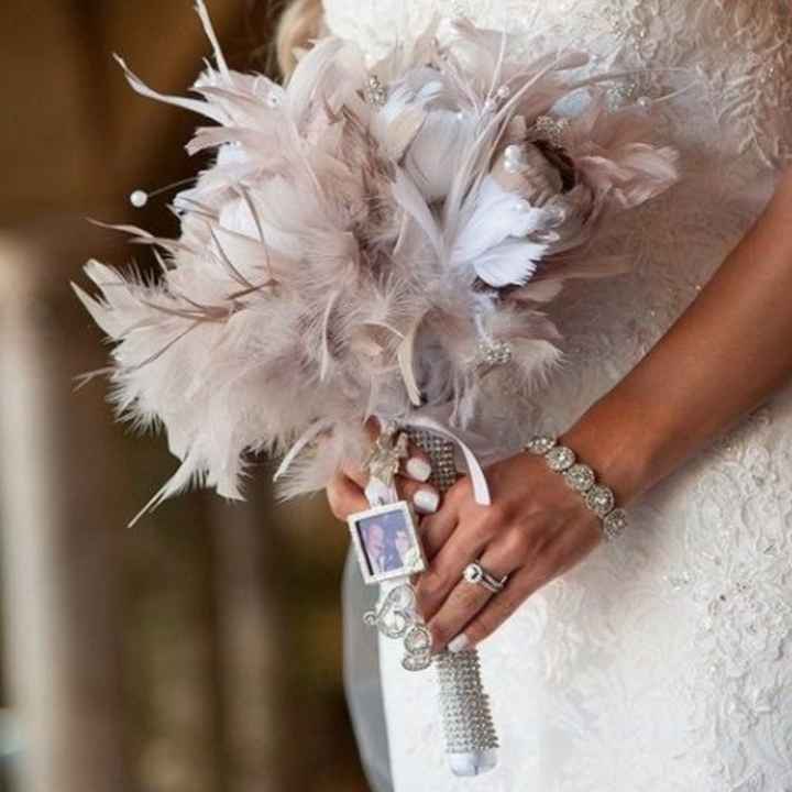 #Bouquet plumas/joias - 2