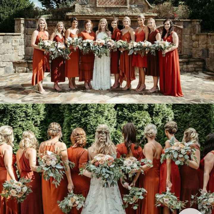 🌈Invade a comunidade - Damas de honor Laranja - 7