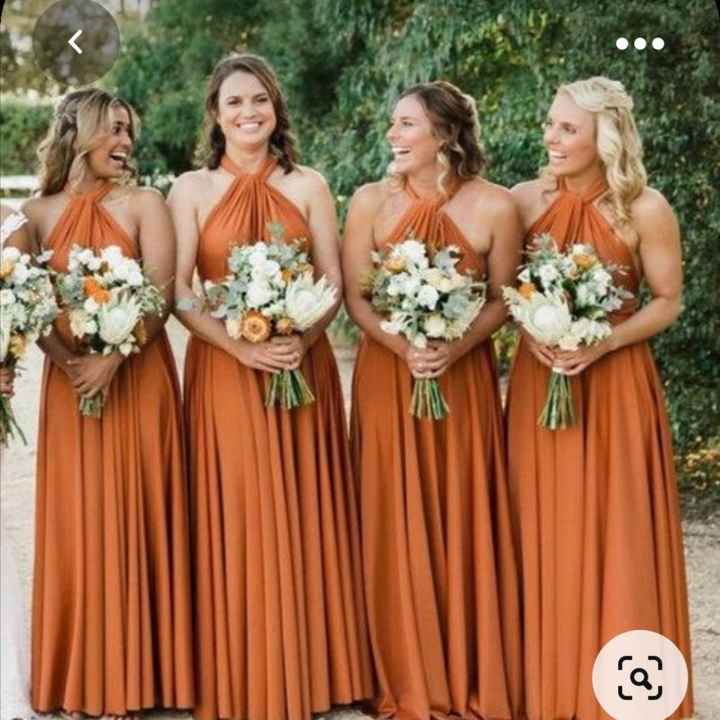 🌈Invade a comunidade - Damas de honor Laranja - 8