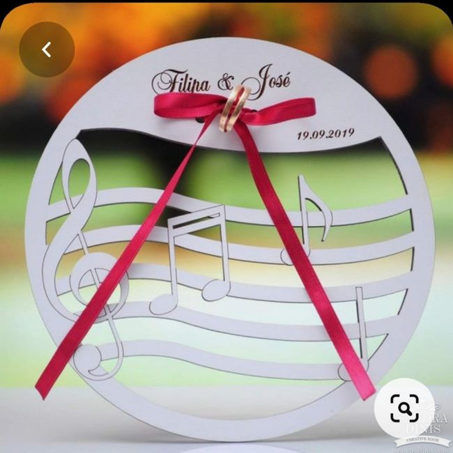 ideias para porta Alianças_tema Música e borboleta - 2