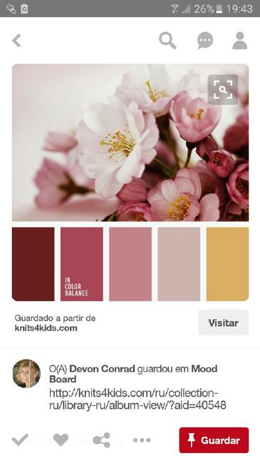 Cores para casamento - inspirações pinterest - 1
