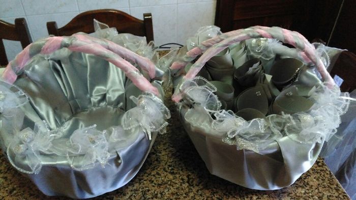 Cestas para os cones prontas :) - 4