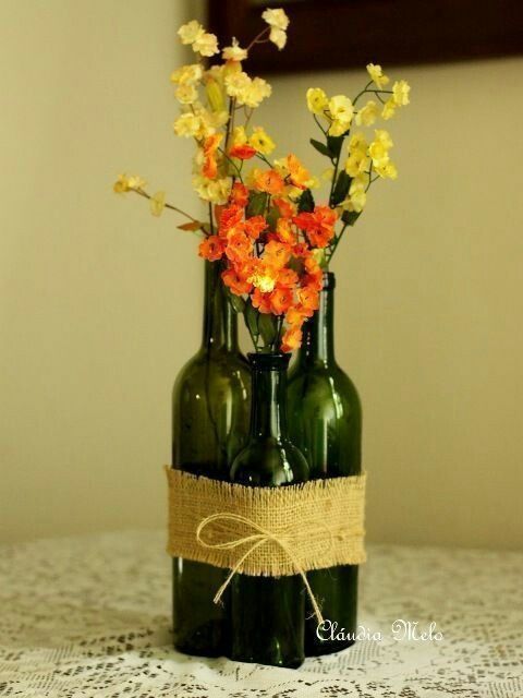 Decoração com garrafas :) - 4