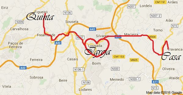 mapa trajeto