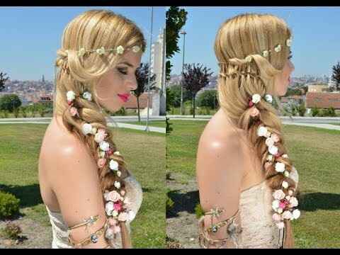 Inspirações de flores no cabelo - 12
